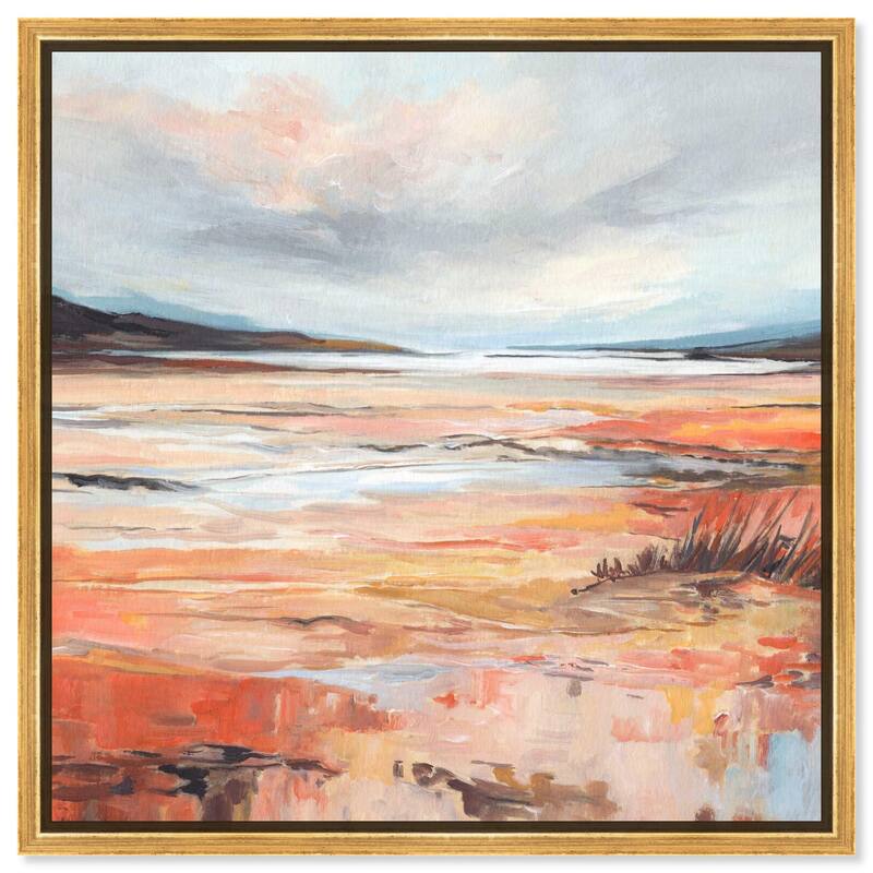 Breaking Dawn Canvas by Art Remedy - Gold - 20" x 20"