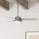 preview thumbnail 1 of 27, Hunter 52" Sentinel Ceiling Fan with LED Light Kit and Handheld Remote Brushed Slate