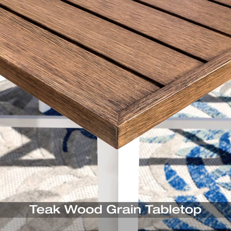 36-inch Metal Bar Table with 1.59-inch Umbrella Hole Bar Table