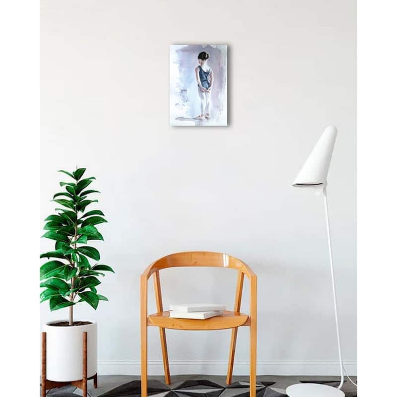 First Day at Ballet Art Poster - Print On Demand - 12 x 18 Inch