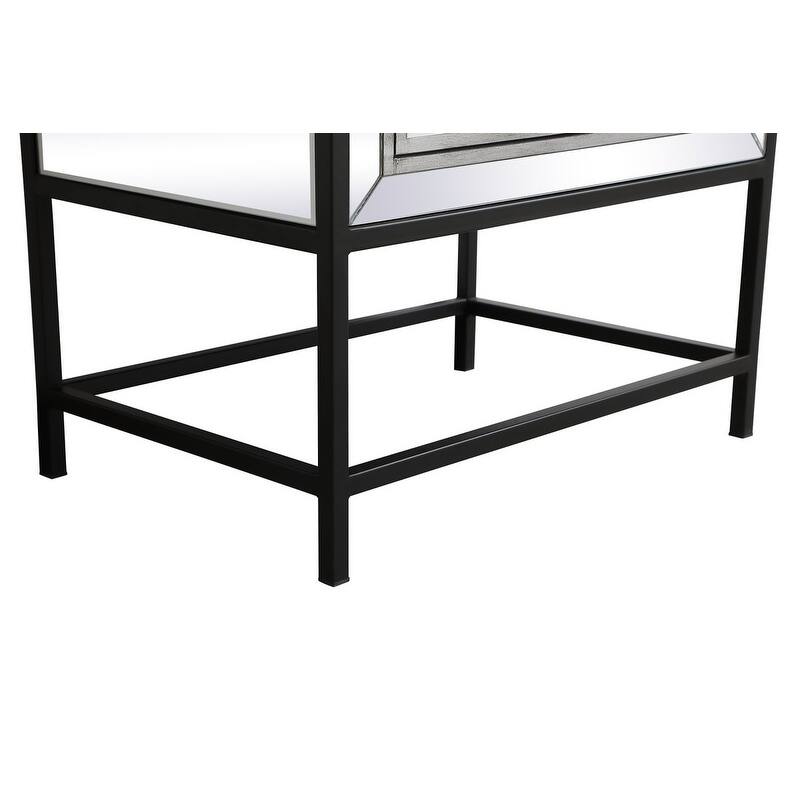 Modern Mirrored End Table