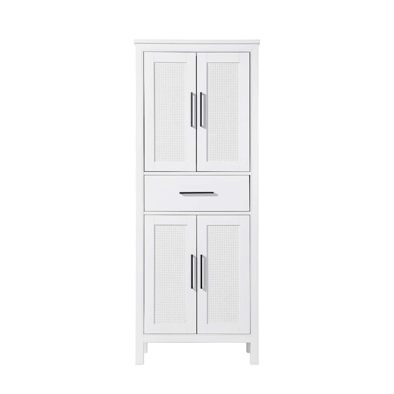 Winslow 16-28 Inch Bath Storage Cabinet - White - 28"