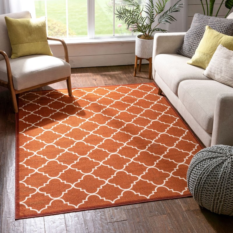 Well Woven Kings Court Brooklyn Trellis Lattice Modern Area Rug
