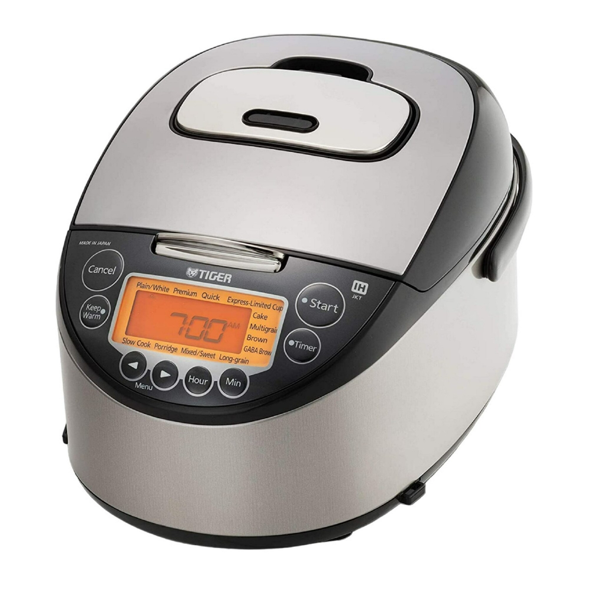 Tiger JKT-D18U 10-Cup Induction Rice Cooker (Black & Stainless