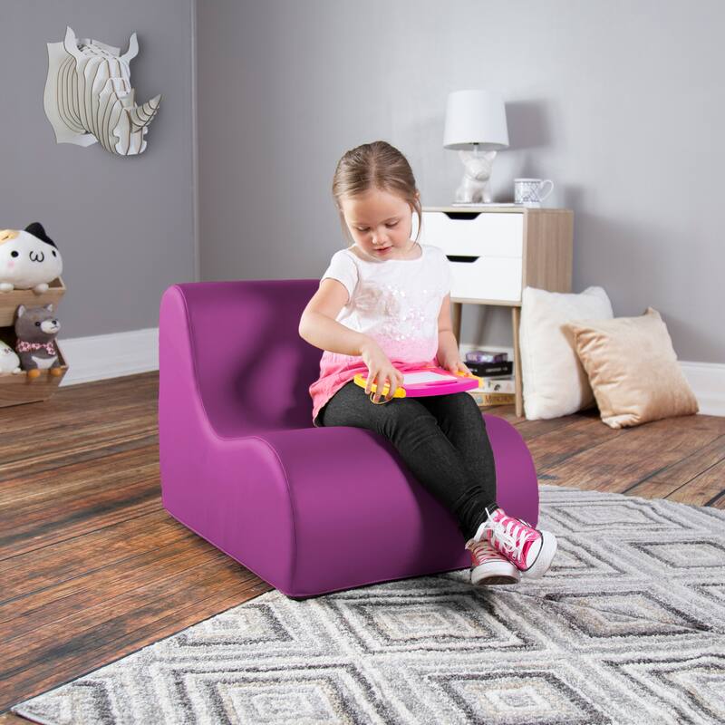 Jaxx Midtown Jr Classroom Soft Foam Chair - Premium Vinyl