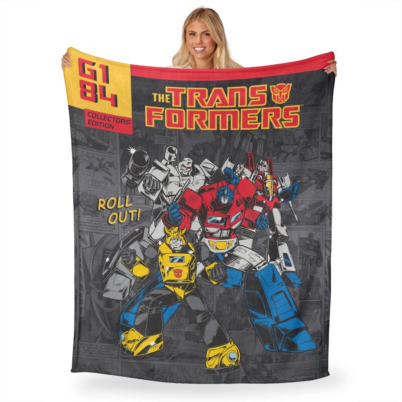 Hasbro Transformers Silk Touch Throw Blanket