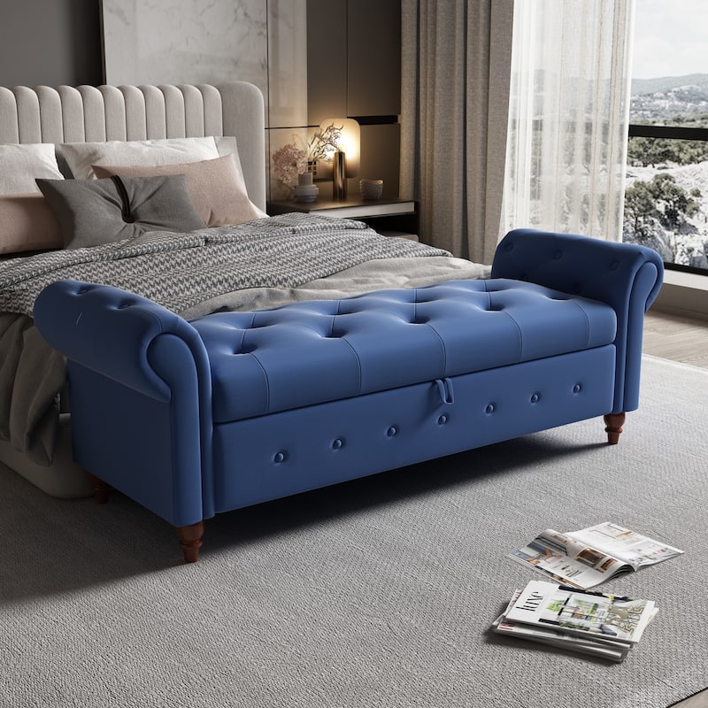 63" Bed Bench