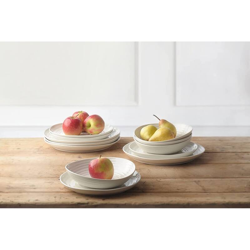 Portmeirion Set of 4 Sophie Conran Coupe Dinner Plates - 8.5 Inch