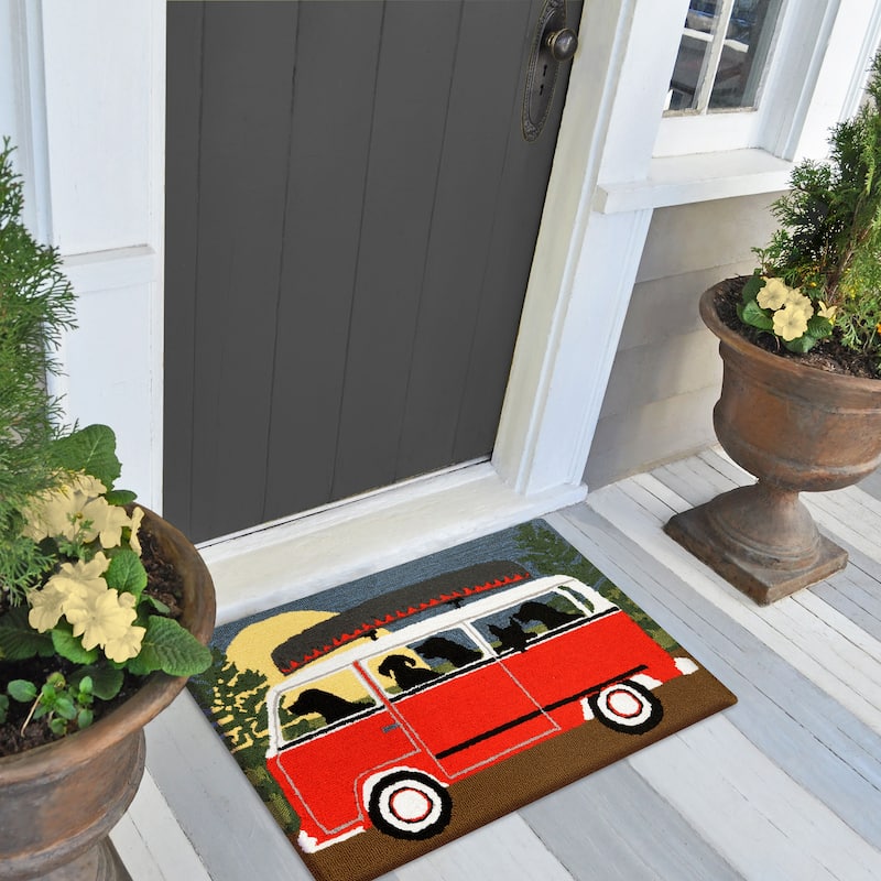 Liora Manne Frontporch Camping Trip Indoor/Outdoor Rug - 1'8" x 2'6"