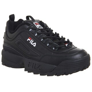 all black fila shoes