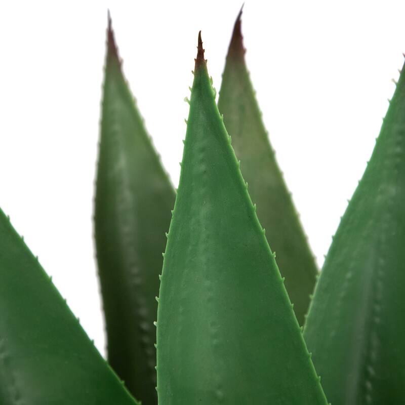 Artificial Green Agave Americana Succulent Potted Plant 26"