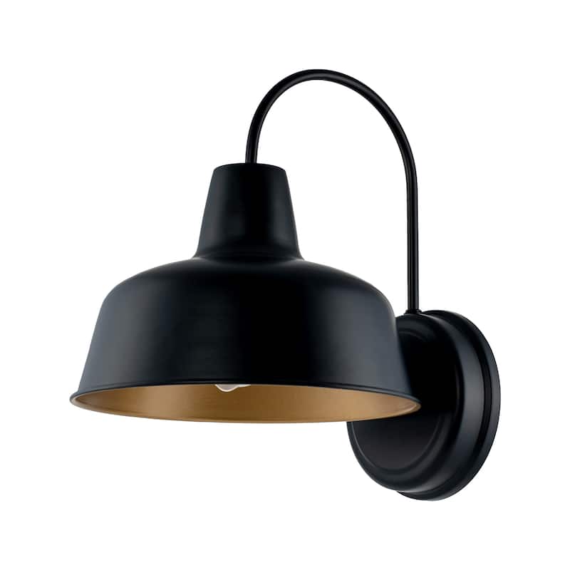 1-Light Outdoor Barn Light With Dark Bronze finish - 10.54"x12.69"x13"