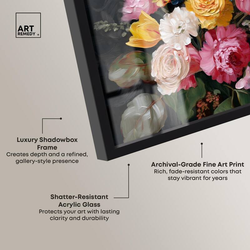 Garden Richness I Shadowbox by Art Remedy