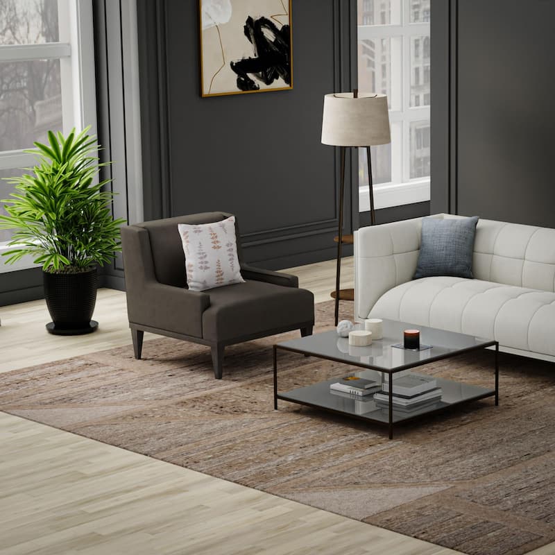 Alora Decor Lofton Geometric Hand-tufted Wool Rug