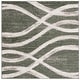 preview thumbnail 33 of 171, SAFAVIEH Adirondack Lelia Modern Abstract Distressed Rug 4' Square - Dark Green/Ivory - Square