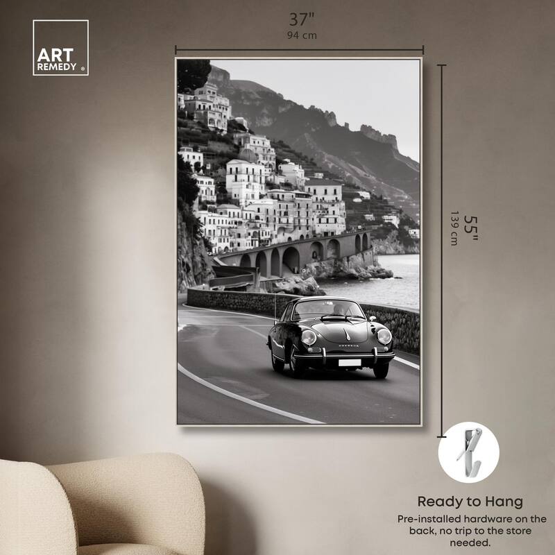 Drive through the Town Canvas by Art Remedy