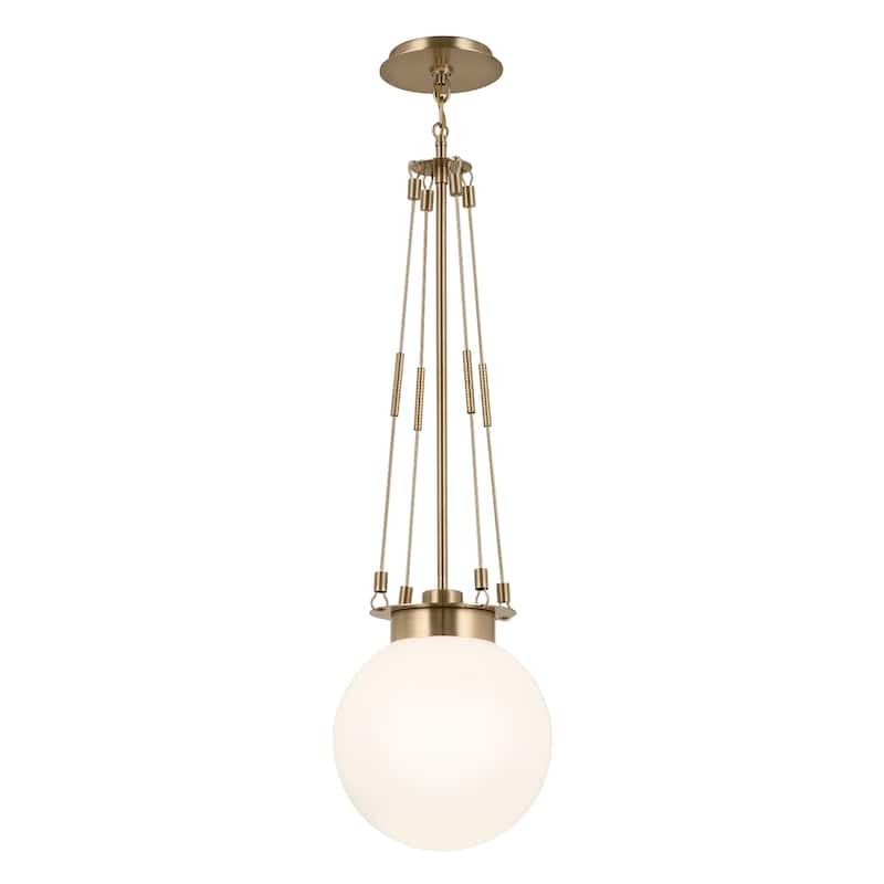 Kichler Lighting Albers 10.5 In. 1-Light Champagne Bronze Pendant Light