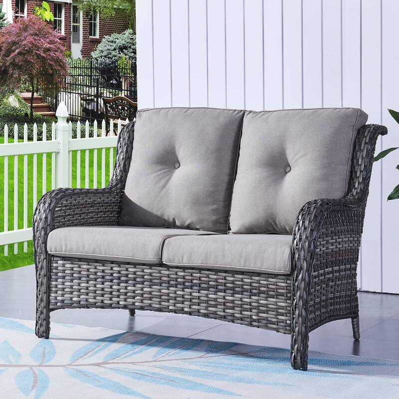 Pocassy 4 Piece Patio Conversation Set