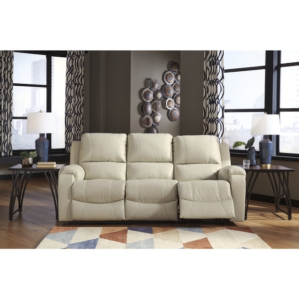 Rackingburg cream reclining living room set hotsell