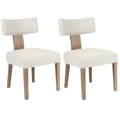(Set of 2) Klis Coastal Dining Wood Chairs