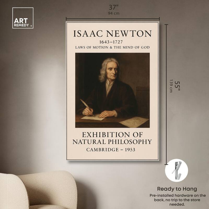 Newtonian Mind Canvas by Art Remedy