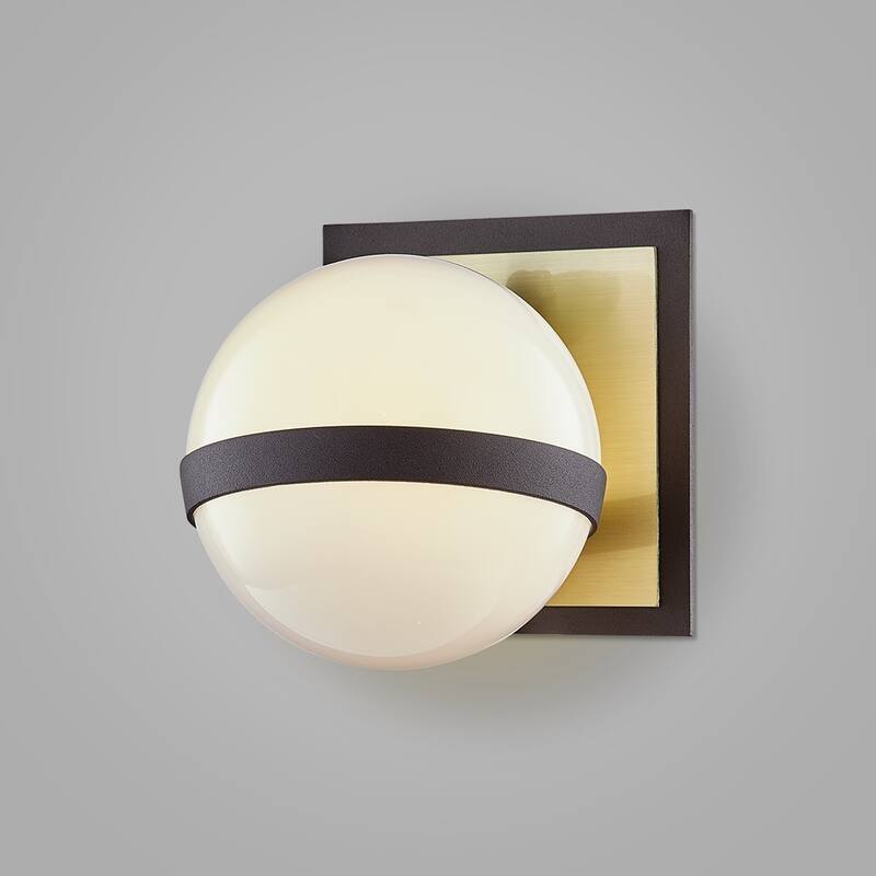 Troy Lighting Ace Vanity with Opal White Glass