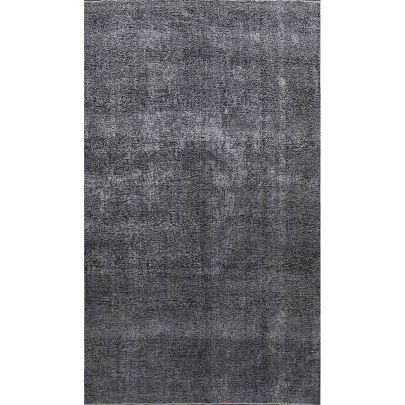 Over-Dye Mashad Persian Area Rug Wool Handmade Living Room Carpet - 7'4" x 10'8"