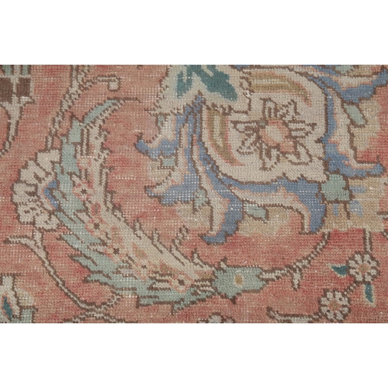 Traditional Tabriz Persian Vintage Rug Handmade Oriental Wool Carpet - 7'4"x 10'7"