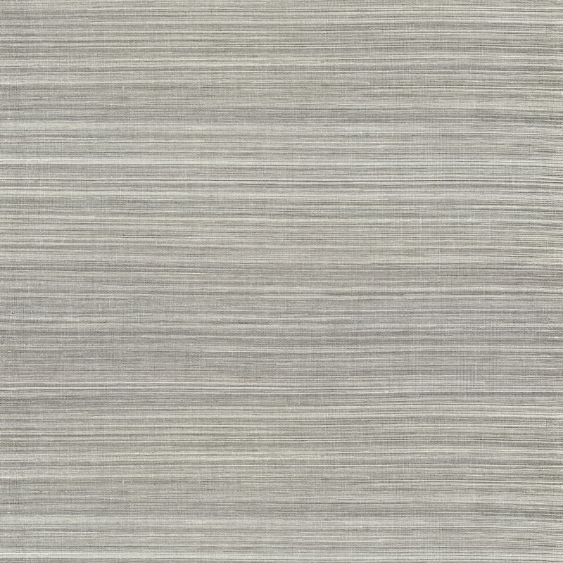 A-Street Prints Nathan Silver Grasscloth Wallpaper