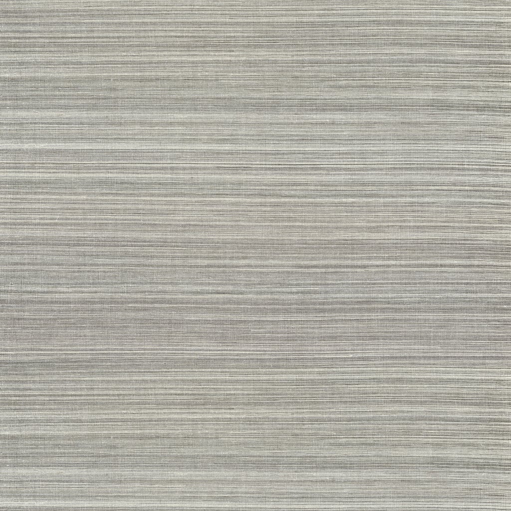 A-Street Prints Nathan Silver Grasscloth Wallpaper