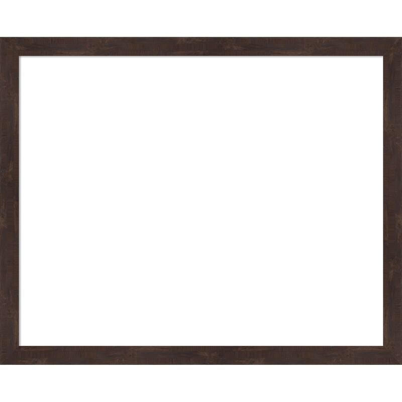 Amanti Art Fresco Dark Walnut Framed Dry Erase Magnetic Board