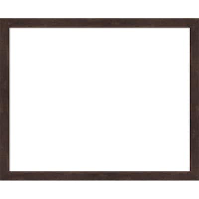 Amanti Art Fresco Dark Walnut Framed Dry Erase Magnetic Board
