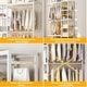 preview thumbnail 55 of 65, Bamboo Closet System Clothes Rack, Large Freestanding Garment Rack Clothing Rack for Hanging Clothes