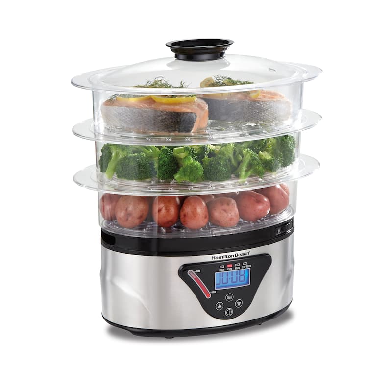 Hamilton Beach 3Tier Digital Food Steamer Bed Bath & Beyond 39384105