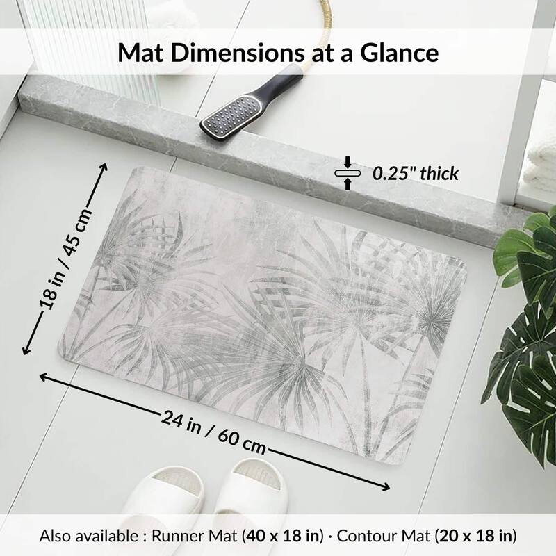 Decorative Bath Mat 24x18 Ultra Absorbent Quick Dry Rug