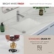 preview thumbnail 2 of 8, STYLISH 18x13 inch Porcelain Rectangular Undermount Bathroom Sink Set of 2