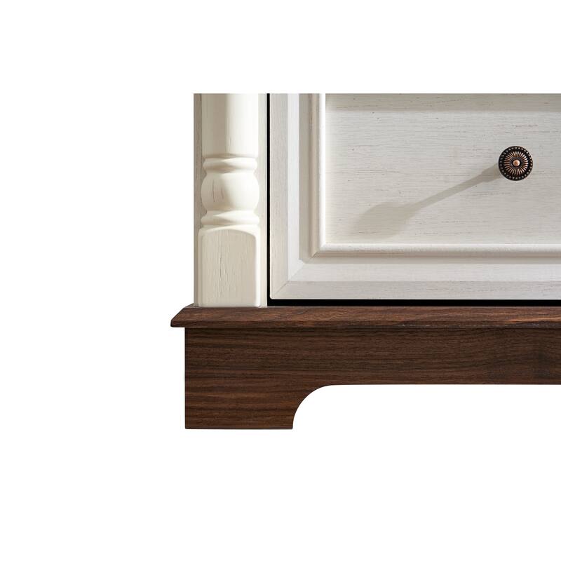 Rustic Rustic Chest of 8 Drawer Dresser Chest