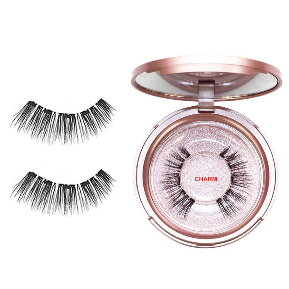 Magnetic Eyeliner With 3D Magnetic Eyelashes & Tweezers Waterproof Kit (Eye Makeup Primer - 1 Piece)
