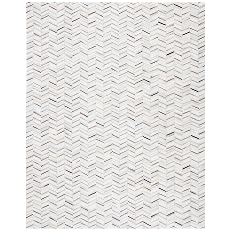 SAFAVIEH Handmade Studio Leather Tanesha Natural Hide Leather Rug