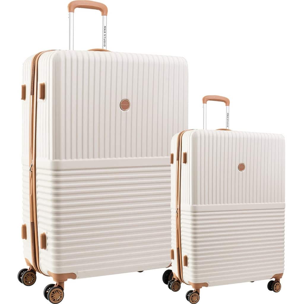 Max Studio The Odessa ABS 2-Piece Hard-Sided Luggage Set