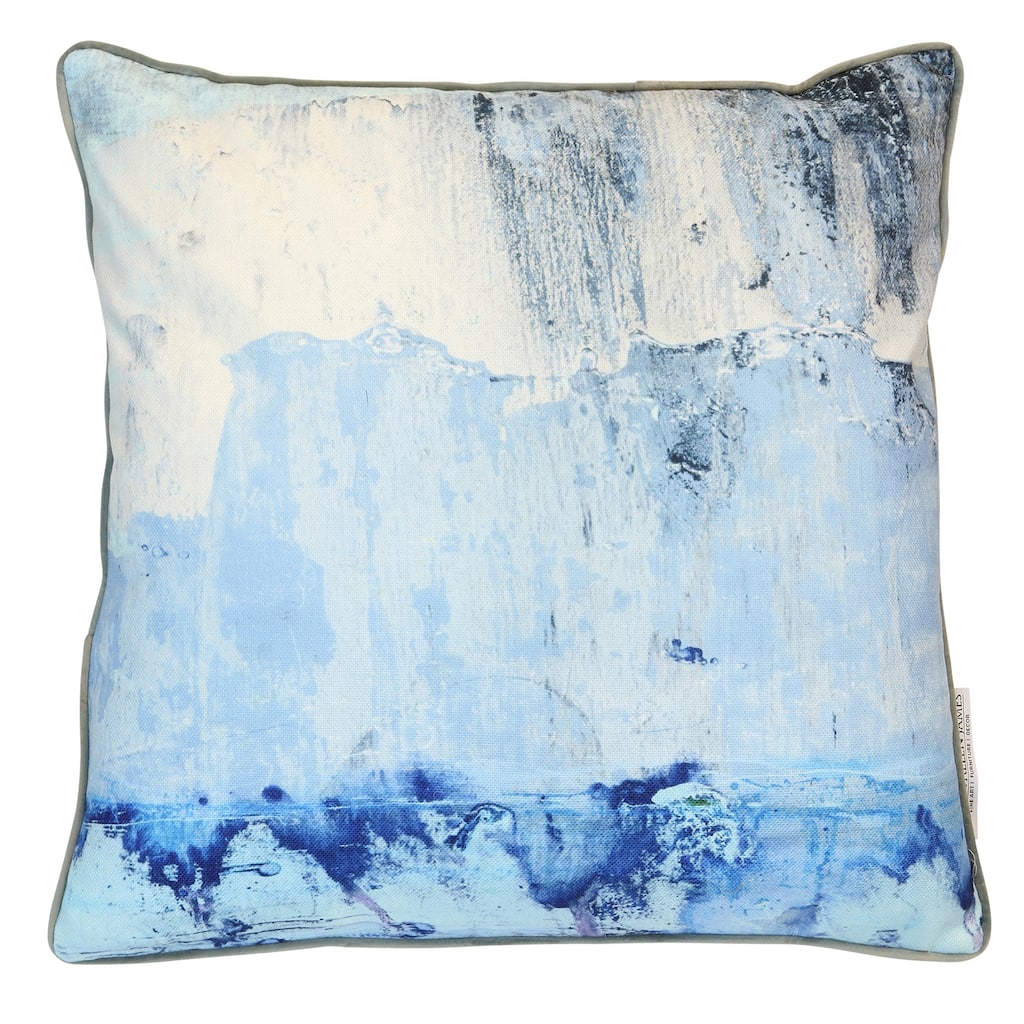 StyleCraft Tidewashed Crush Pillow - Coastal Blue - 22" x 22"