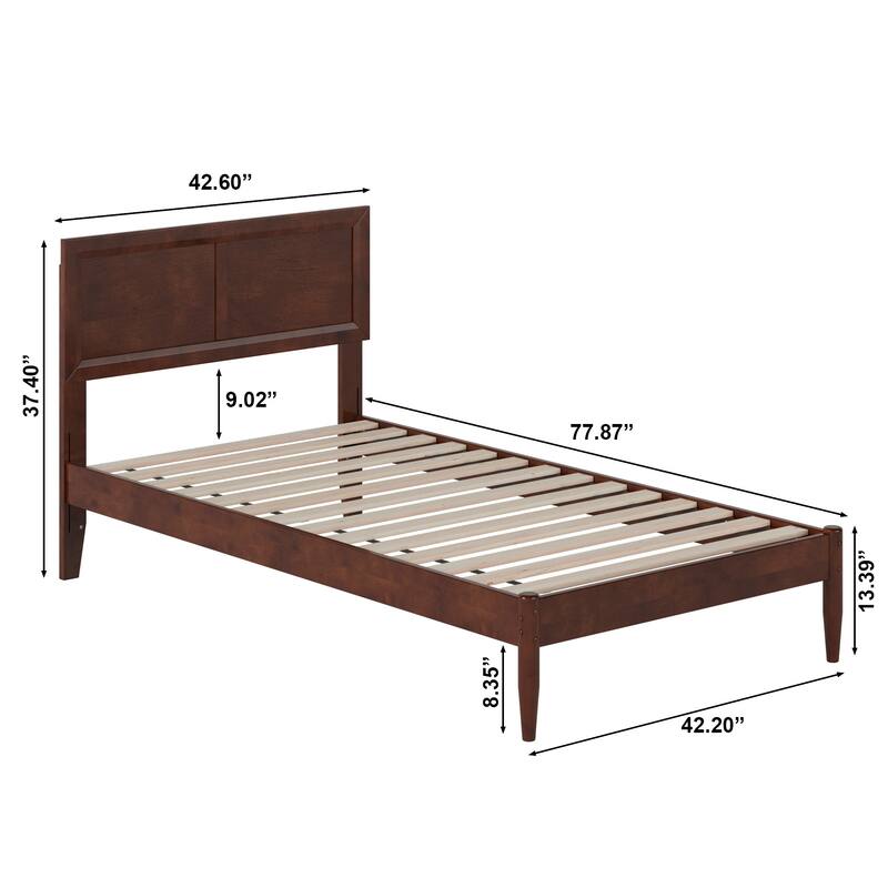 Ellarie Platform Bed with Adjustable Headboard