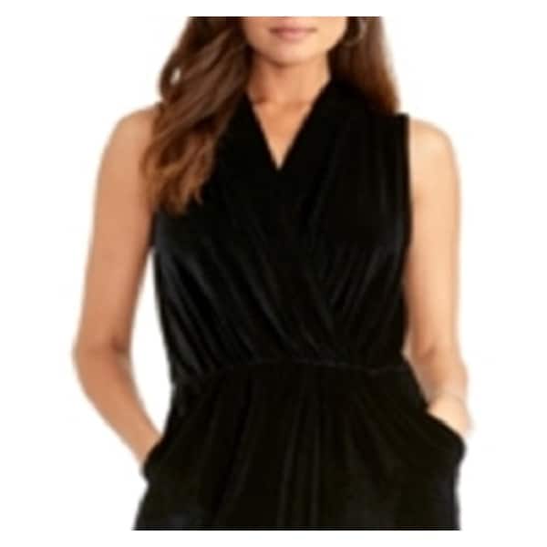 Rachel Roy Women's Isabella Faux Wrap Party Cocktail Dress Black Size  X-Small - Bed Bath & Beyond