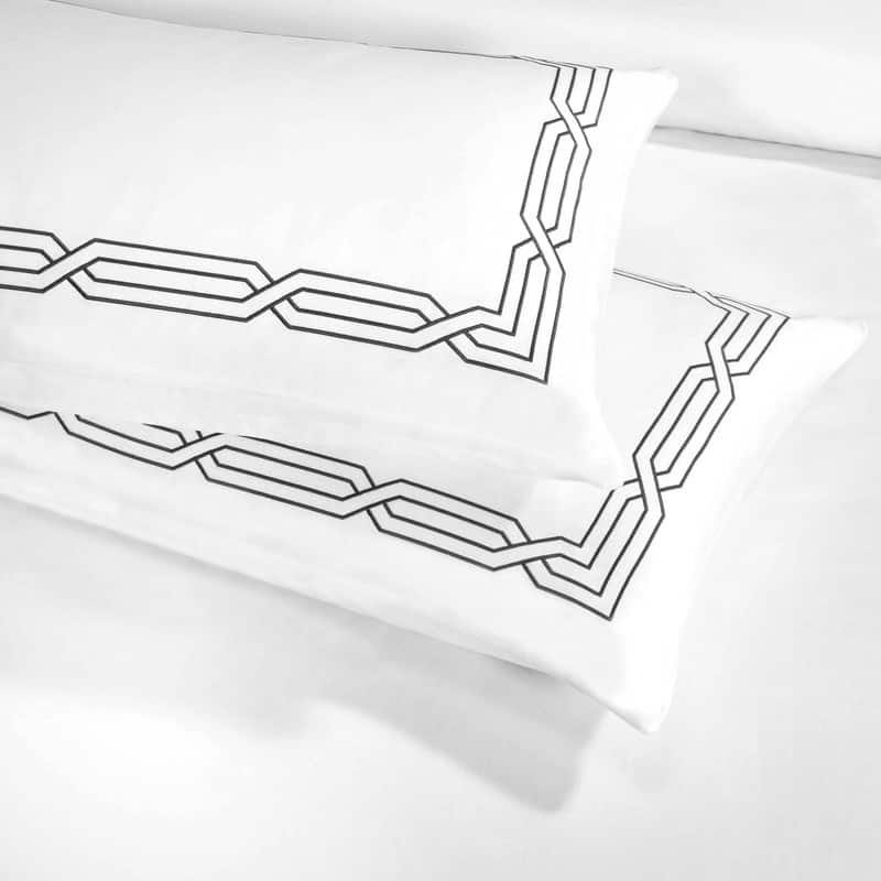 Superior LUX 7 PC Egyptian Cotton Embroidered Bundle