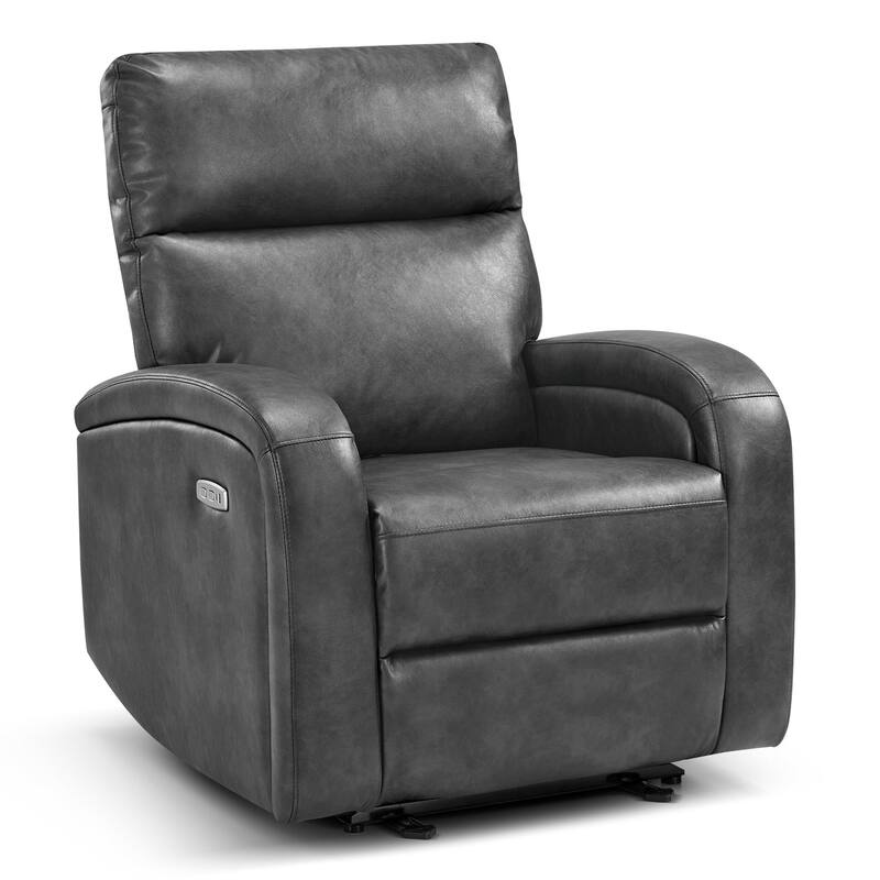 Zero Wall Recliner Chair, Power Recliner with USB & Type-C Dual Charge Ports, for Small Space, Living Room