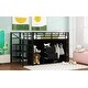 preview thumbnail 4 of 18, Metal Loft Bed with Drawers and Storage Staircase for Kids