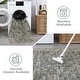 preview thumbnail 18 of 28, Vintage Floral Print Rug Carpet Washable Distressed Area Rugs for Living Room Bedroom