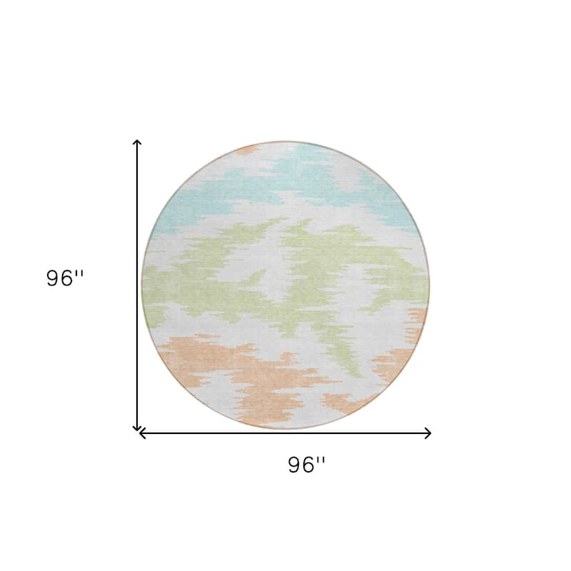 HomeRoots Abstract Transitional Rectangle Outdoor Rug