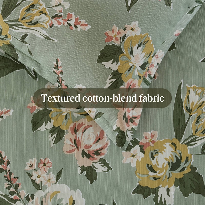 Madison Park Salara 7 Piece Vintage Floral Comforter Set