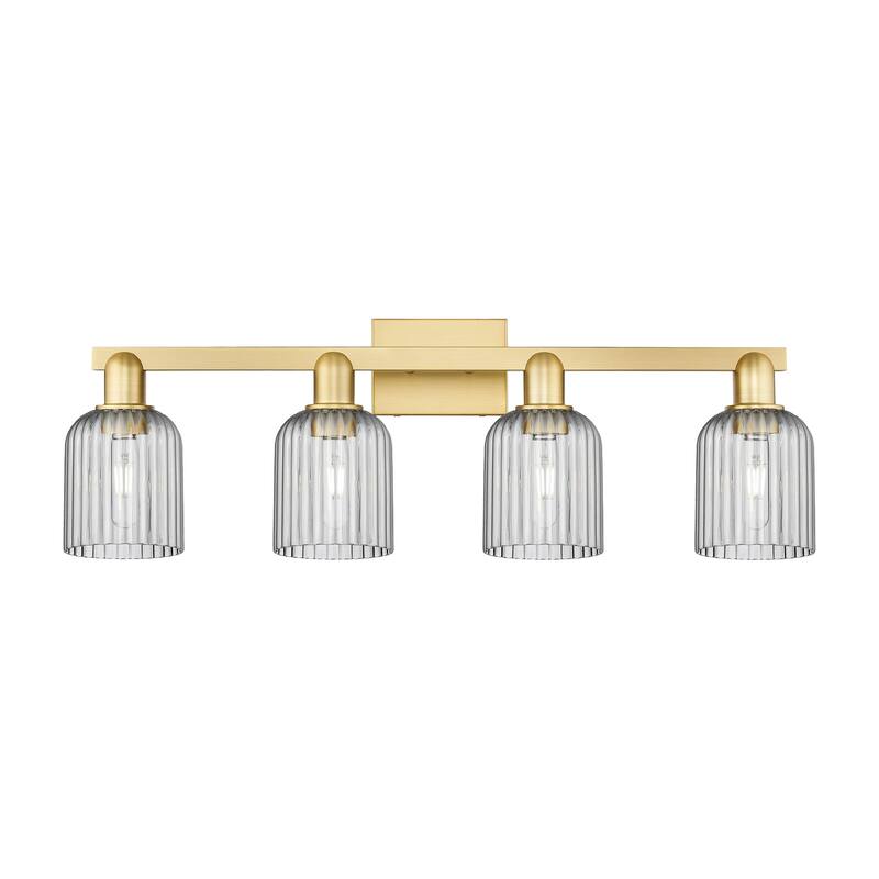 Innovations Lighting Downtown Urban - Bridal Veil - 4 Light 32" Bath Vanity Light